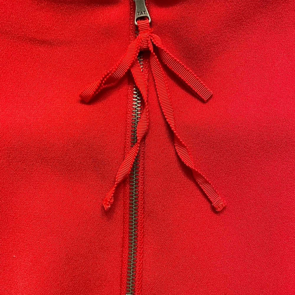 Loft short sleeve top. Color red, size small. - Picture 3 of 5